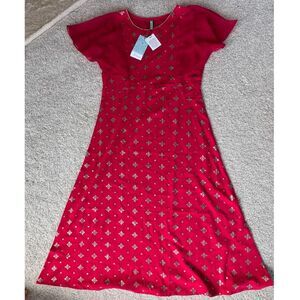 NWT Janasya Red Dress, Size S
